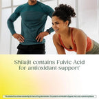 MegaFood Shilajit with Fulvic Acid - Shilajit for Men & Women - May Help Support Healthy Testosterone Levels, Muscle Strength & Energy Levels - Vegan, Gluten Free, 60 Capsules, 30 Day Supply