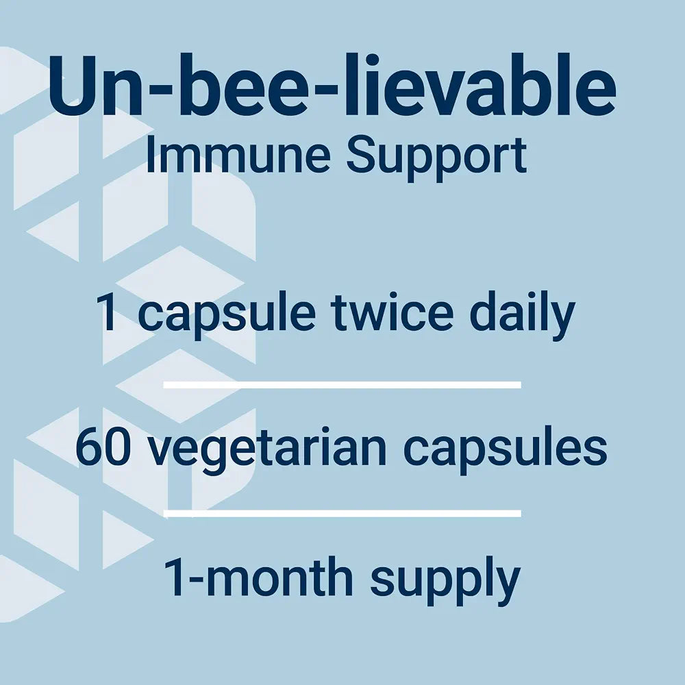 Life Extension® Bee Immune Propolis Capsules, Immune Support, Respiratory Health, bee Propolis, Gluten-Free, Non-GMO, Vegetarian, 60 Capsules