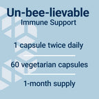 Life Extension® Bee Immune Propolis Capsules, Immune Support, Respiratory Health, bee Propolis, Gluten-Free, Non-GMO, Vegetarian, 60 Capsules