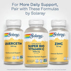 SOLARAY Quercetin 500mg Capsules - Antioxidants Supplement - Bioflavonoid and Antioxidant Support for Overall Health and Wellness - Non-GMO, Vegan, Lab Verified, 60-Day Guarantee, 90 Servings