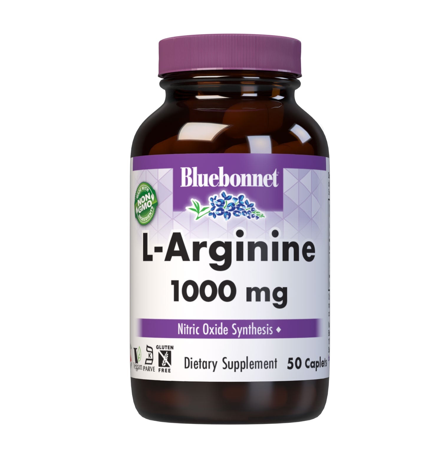 Bluebonnet L-Arginine 1000 mg 50 Caplets