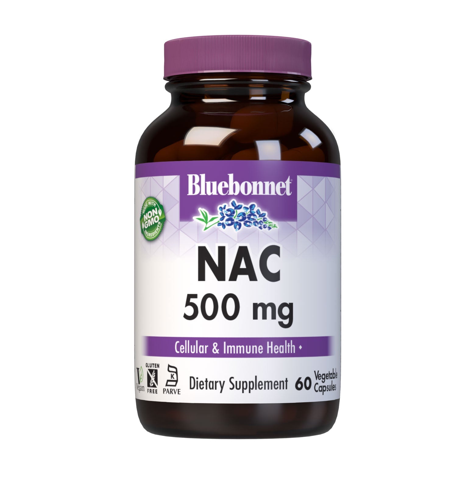 Bluebonnet NAC 500 mg 60 Vegetable Capsules