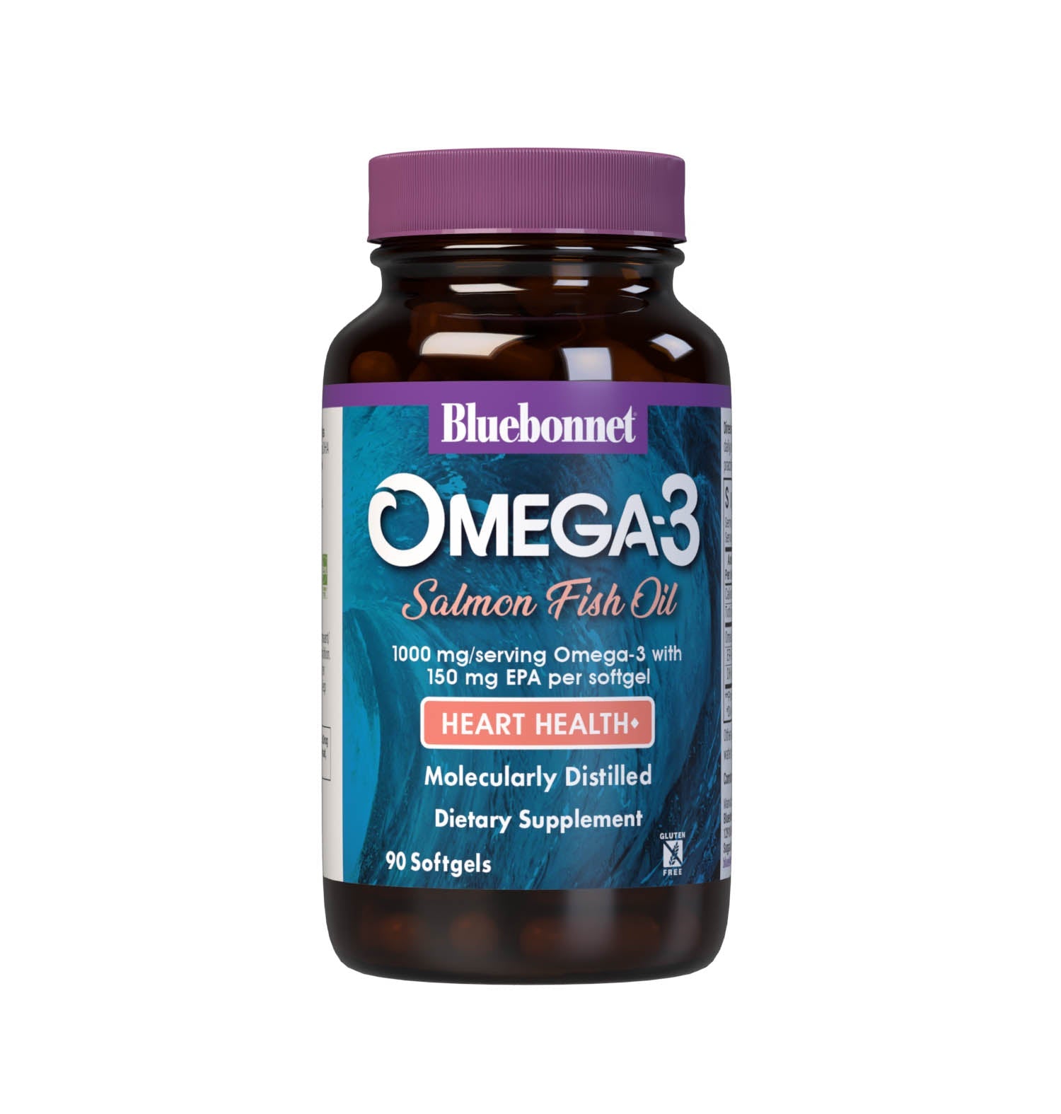 Bluebonnet Omega-3 Salmon Oil 90 Softgels