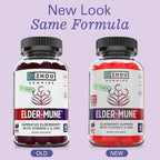 ZHOU Elder-Mune Elderberry Gummies with Vitamin C and Zinc - 60 Gummies