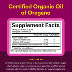 Natural Factors Oil of Oregano - Liquid Antioxidant Support Supplement for Immune Support - Easy Swallow Health Supplement with Non-GMO & Gluten-Free Formula - 2 fl oz 