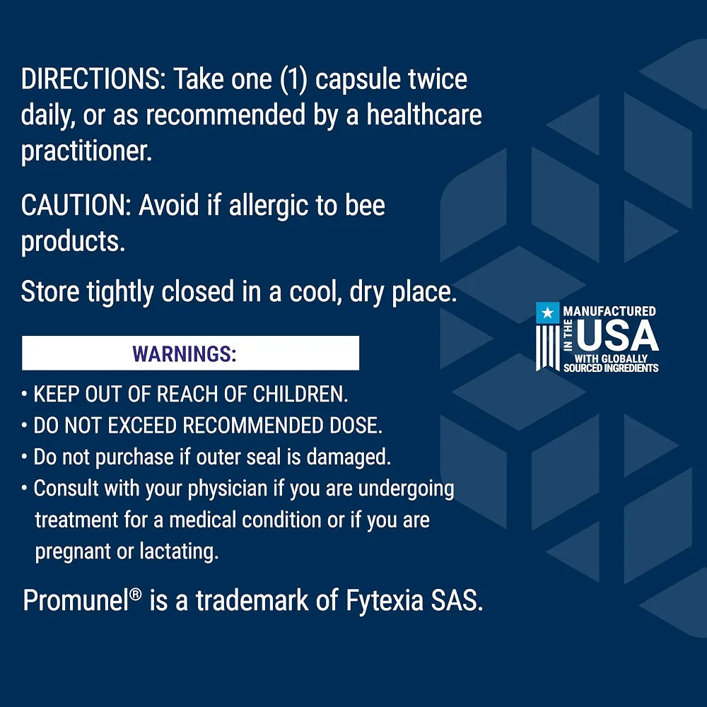 Life Extension® Bee Immune Propolis Capsules, Immune Support, Respiratory Health, bee Propolis, Gluten-Free, Non-GMO, Vegetarian, 60 Capsules