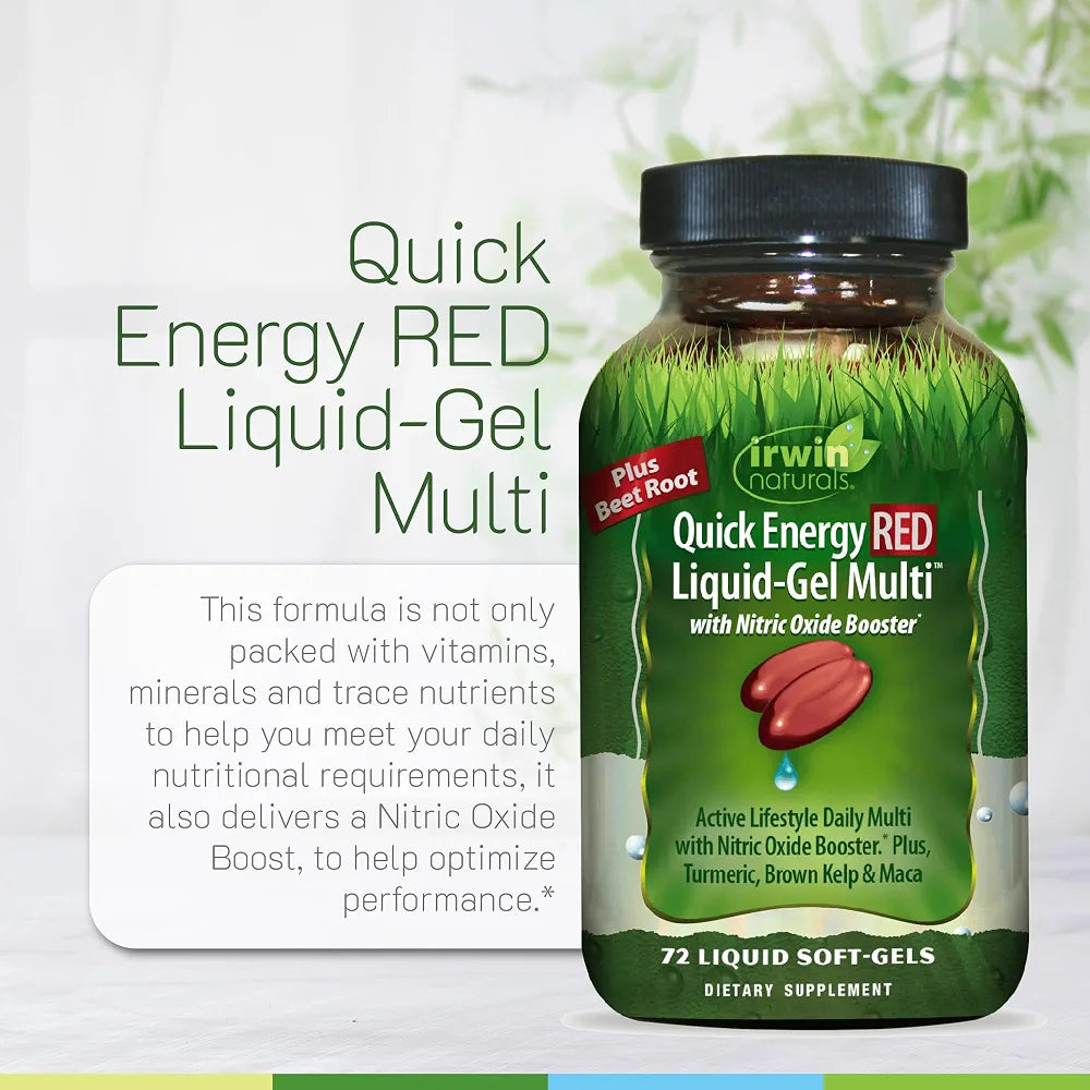 Irwin Naturals Quick Energy RED Active Lifestyle Multivitamin