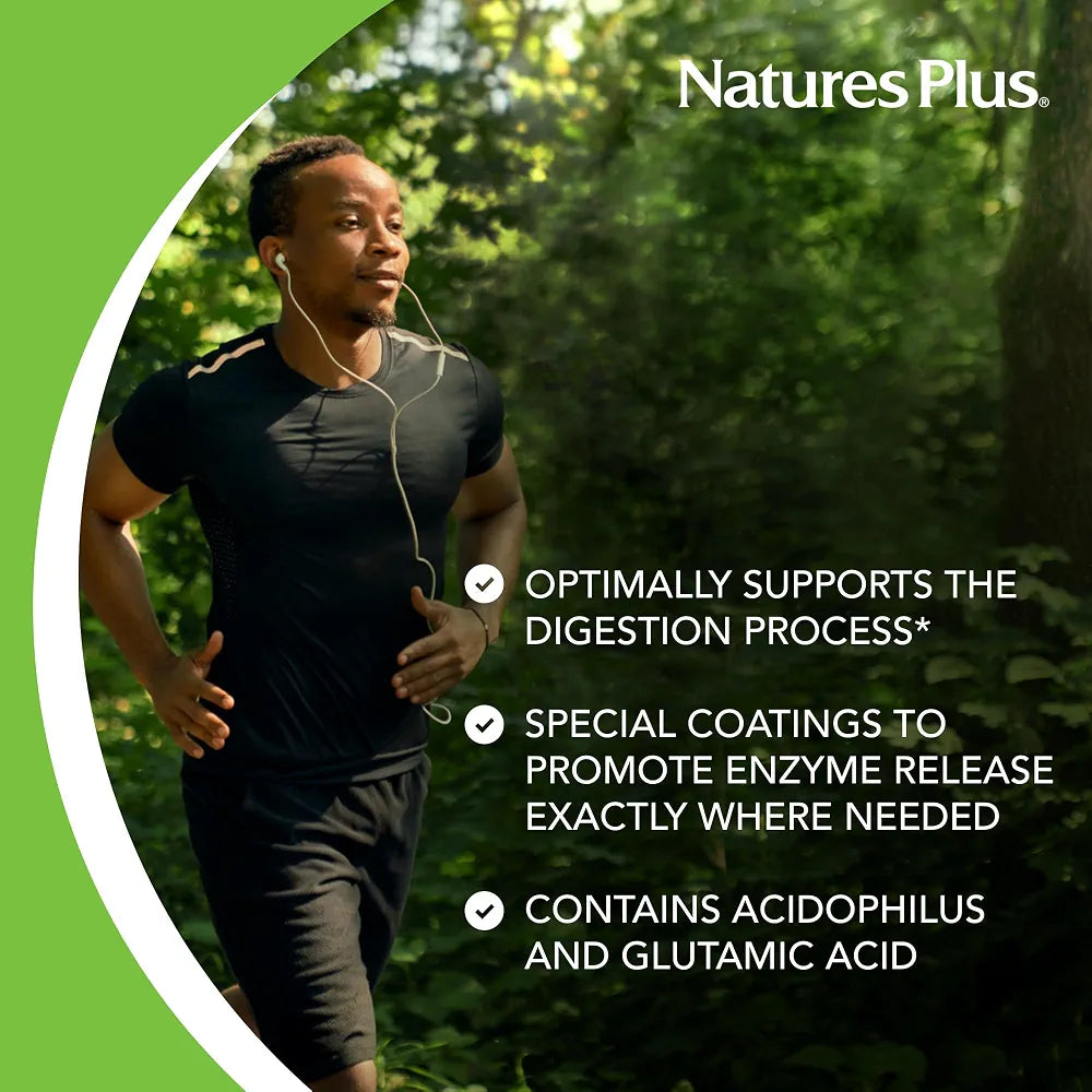 NaturesPlus Ultra-Zyme - 90 Tablets - Enzyme Supplement to Support Healthy Digestion - Gluten Free - 45 Servings