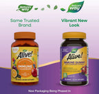 Nature's Way Alive! Immune Support* Gummies with Elderberry Extract, Vitamins C & D3, Zinc, No Gluten, Grape & Cherry Flavored, 90 Vegetarian Gummies 