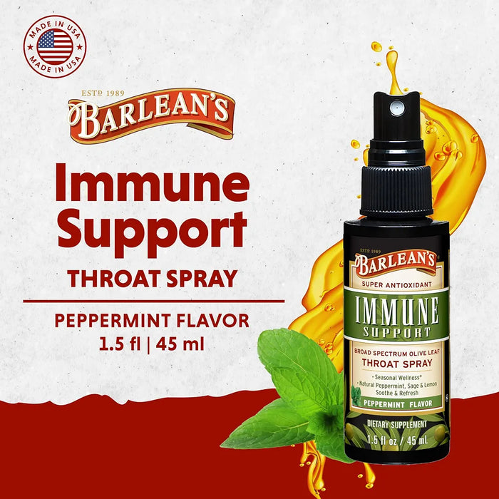 Barlean's Olive Leaf Complex Throat Spray, 1.5 oz