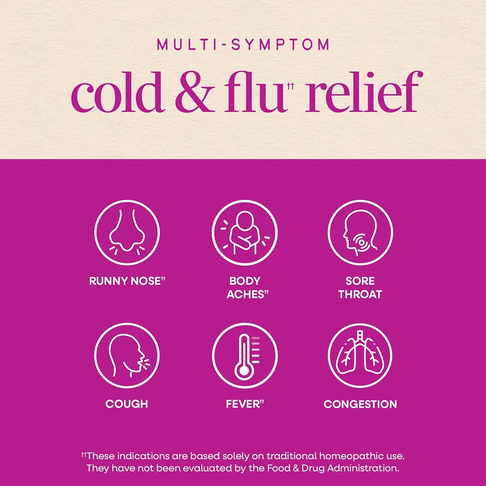 Nature's Way Umcka Cold & Flu Relief FastActives, Homeopathic, Berry, 10 pk