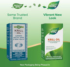 Nature's Way Krill Oil, Supports Cardiovascular and Joint Health*, 100% Pure Omega-3, 30 Softgels 