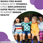 Bluebonnet Nutrition Rainforest Animalz Vitamin C Animal Shape Chewable Tablets, 250mg of Vitamin C, Soy-Free, Gluten-Free, Kosher Certified, Dairy-Free, Vegan, 90 Tablets, 45 Servings, Orange Flavor