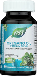 Nature’s Way Oregano Oil – Immune Support Supplement* - 75-85% Carvacrol – Gluten Free – 60 Vegan Capsules