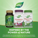 Nature's Way Premium Blend Cranberry, Urinary Tract Health Support*, with 100% Cranberry Concentrate, 400 mg Per Serving, 120 Capsules 