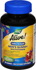 Nature's Way, Alive Zero Sugar Men's Gummy Multi, 50 Count