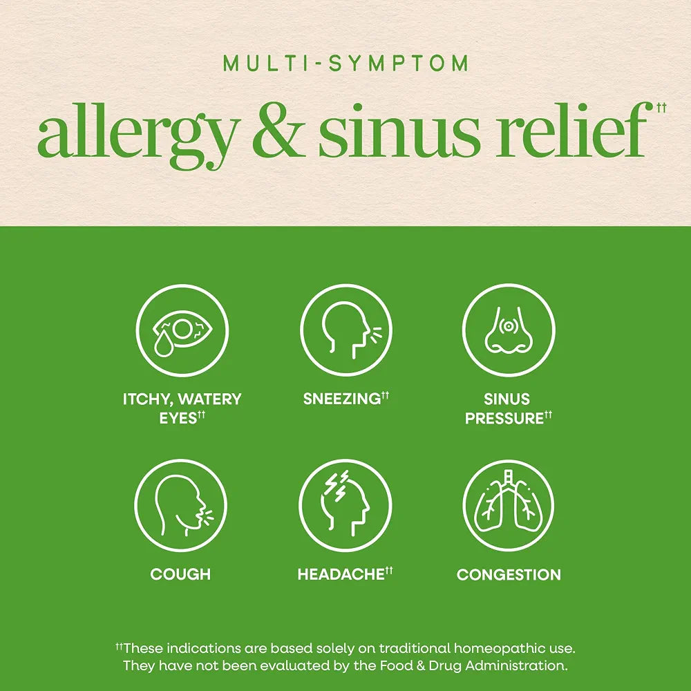 Nature's Way Umcka Allergy & Sinus Relief Chewables, Cherry, 20 ct