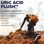KAL Uric Acid Flush | Tart Cherry Blend, Celery Seed & More for Healthy Joint Comfort Support | 30 Servings | 60 VegCaps