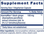 Life Extension Male Vascular Sexual Support, Black Ginger, Kaempferia parviflora, Male Sexual Health, Sexual Function, Gluten-Free, Non-GMO, 1-Daily, 30 Vegetarian Capsules