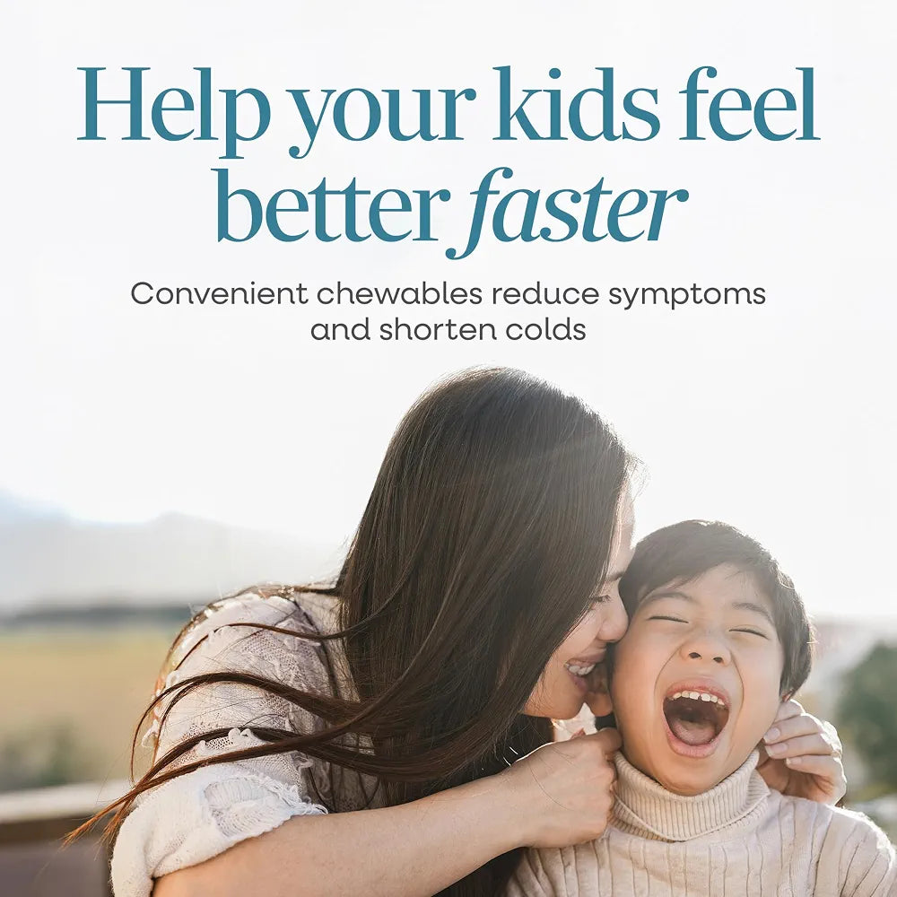 Nature's Way Umcka Kids Cold Relief Chewables, Ages 6+, Cherry, 10 ct
