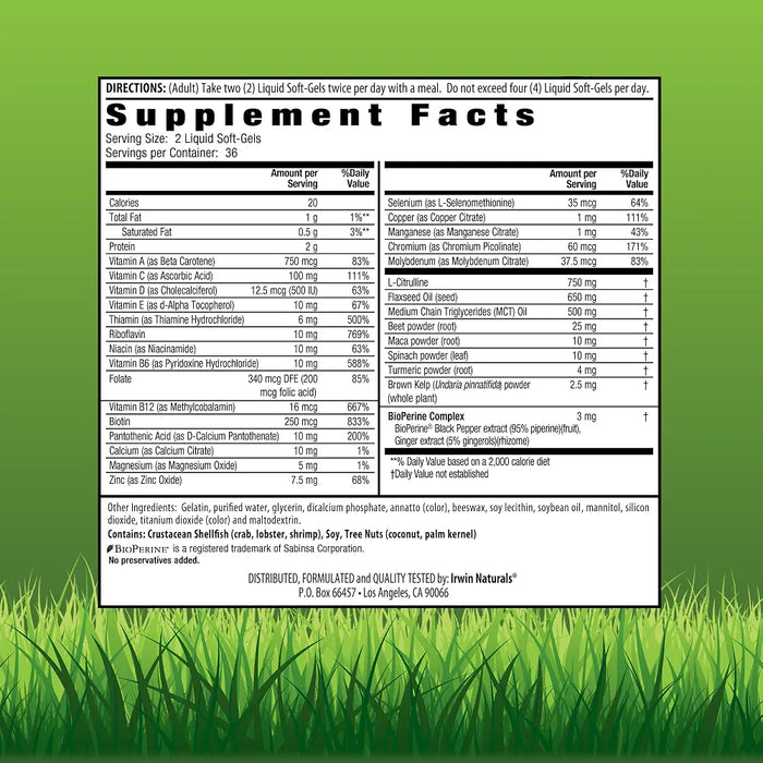 Irwin Naturals Quick Energy RED Active Lifestyle Multivitamin
