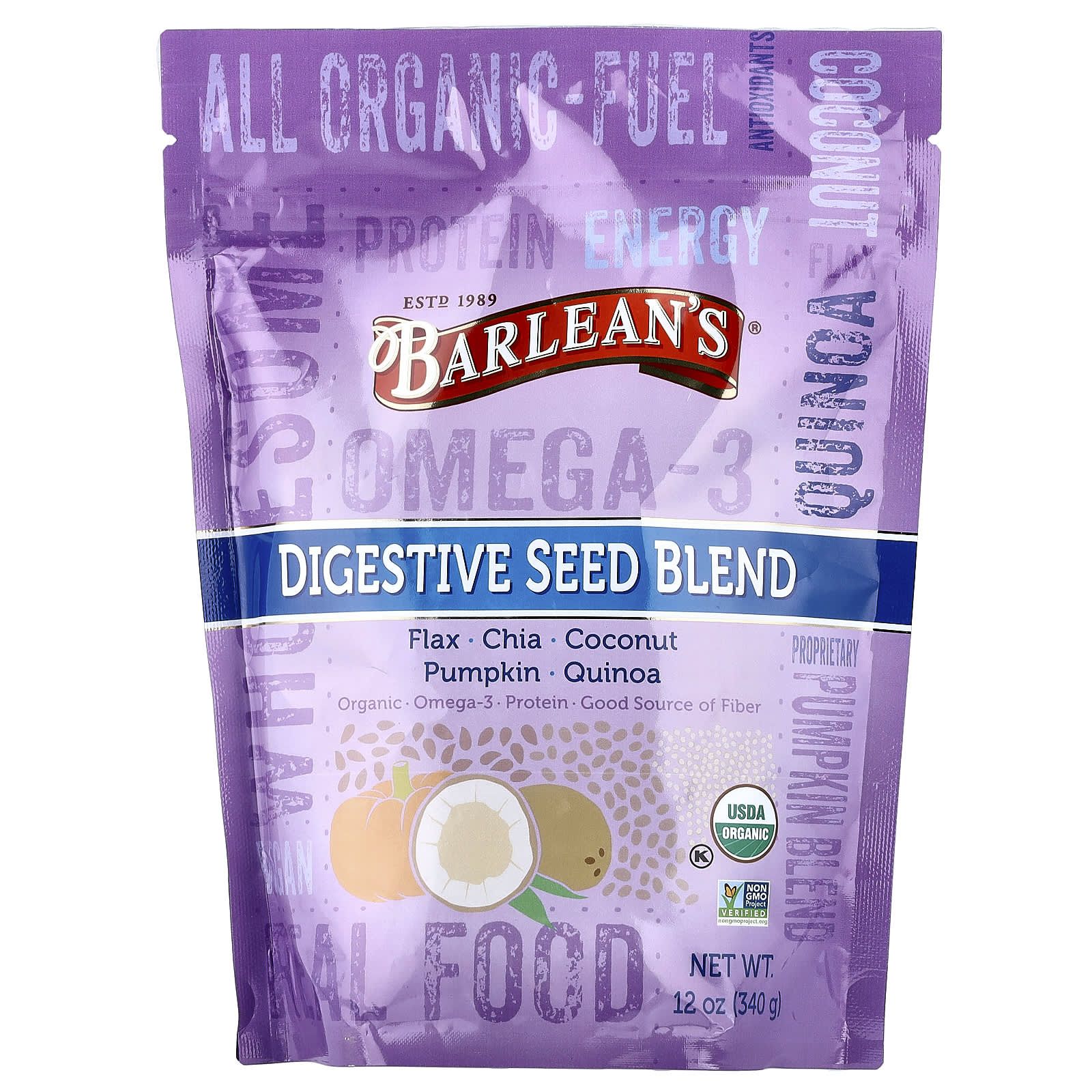 Barlean's, Digestive Seed Blend, 12 oz (340 g)