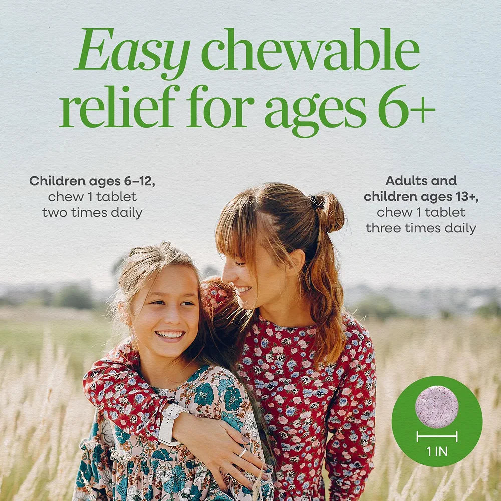 Nature's Way Umcka Allergy & Sinus Relief Chewables, Cherry, 20 ct