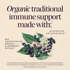 Nature's Way Sambucus Organic Traditional Elderberry Syrup, 4 Fl Oz