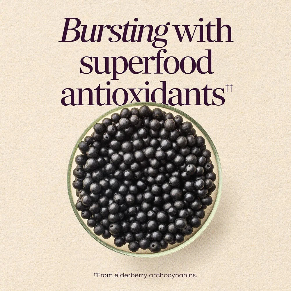 Nature's Way Sambucus Elderberry Gummies for Immune Support* Ages 4+, 60 ct
