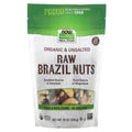NOW Foods Organic, Raw Unsalted Brazil Nuts, 10 Oz Resealable Pouch