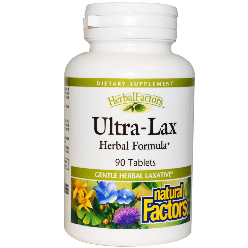 Natural Factors Ultra-Lax Herbal Formula 90 Tablets
