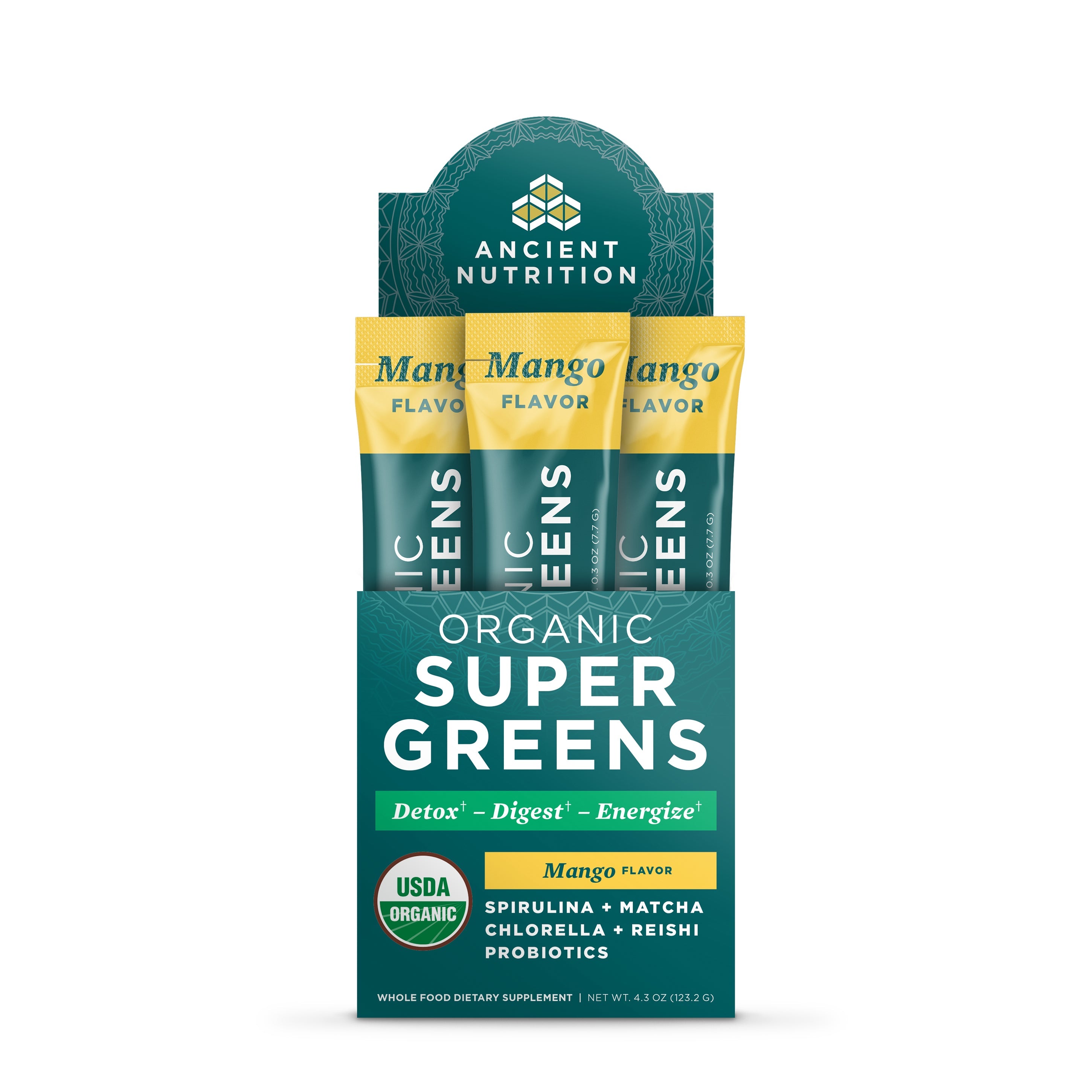 Organic SuperGreens Stick Packs
