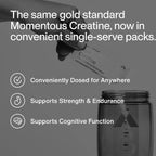 Momentous Creatine Monohydrate Powder, 5g per Serving, Unflavored