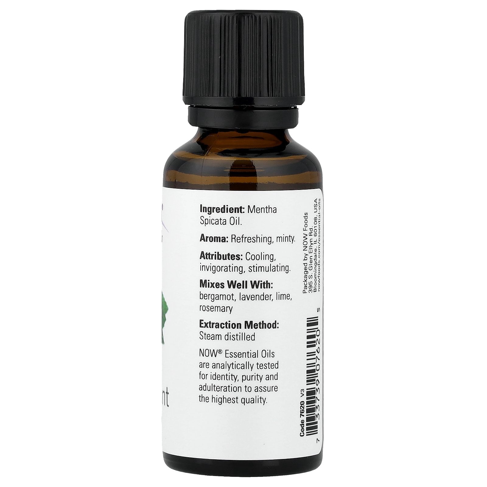Spearmint 100 Pure Essential Oil (1 Fluid Ounce)