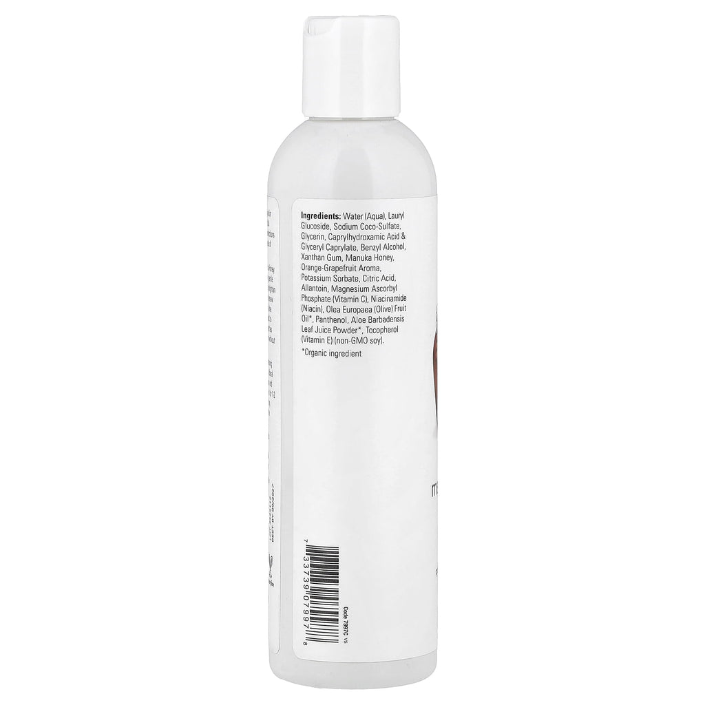 NOW Foods Vitamin C & Manuka Honey Gel Cleanser 8 fl oz Liq