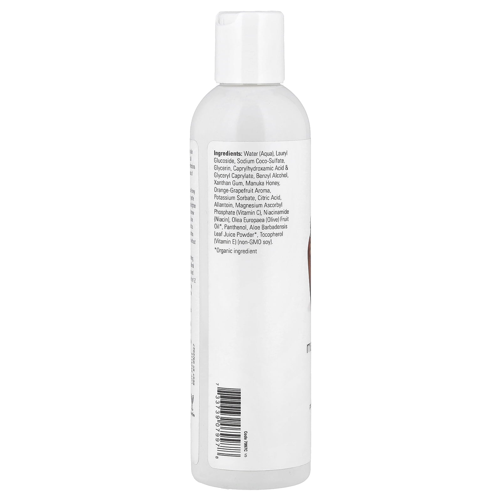 NOW Foods Vitamin C & Manuka Honey Gel Cleanser 8 fl oz Liq