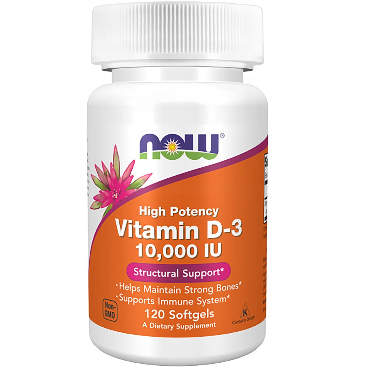NOW Foods Vitamin D3 10000 IU 30 SG