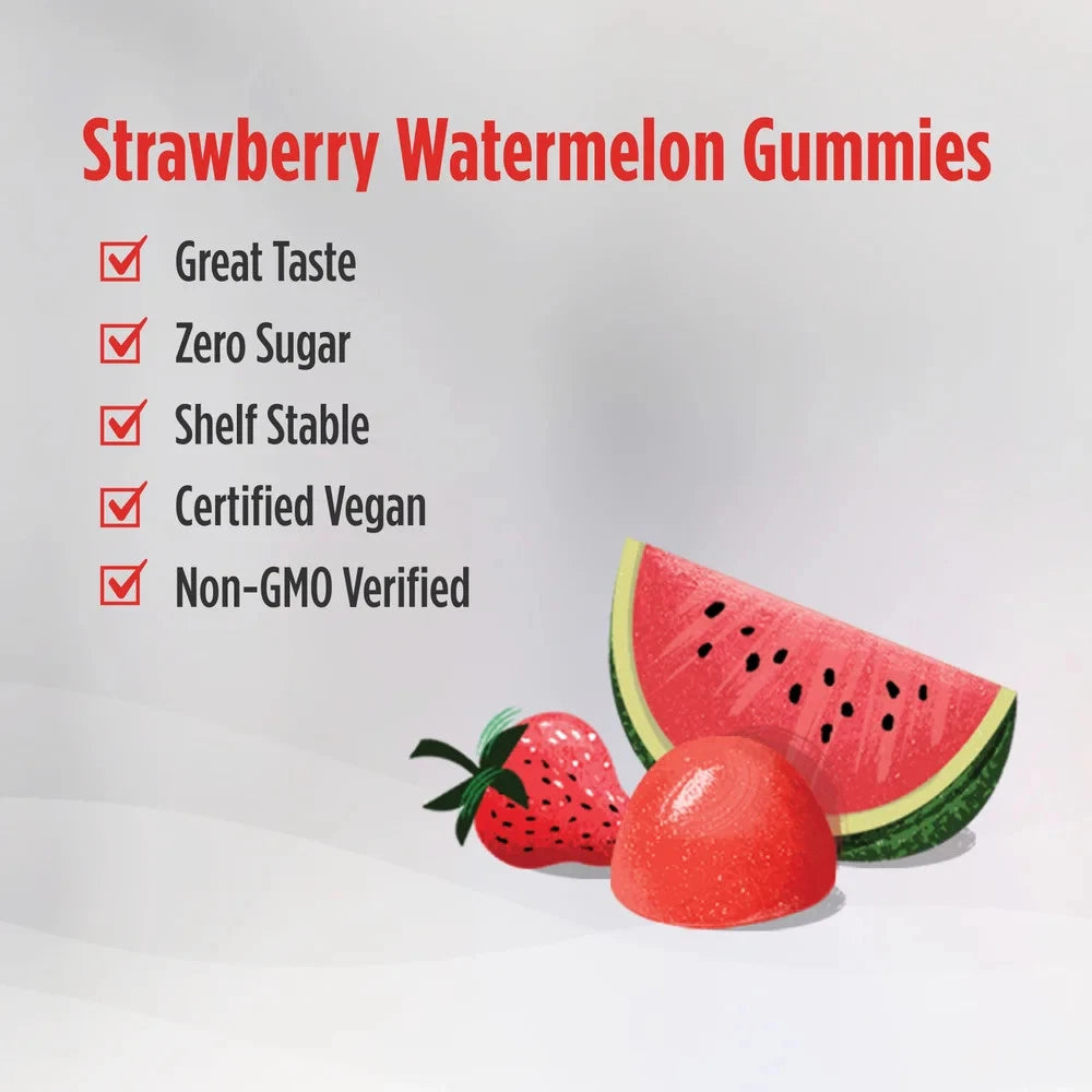 Nordic Naturals Kids Probiotic Gummies - Strawberry Watermelon flavor highlights
